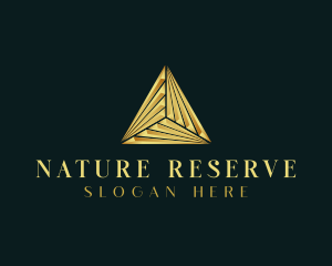 Elegant Luxe Pyramid logo design