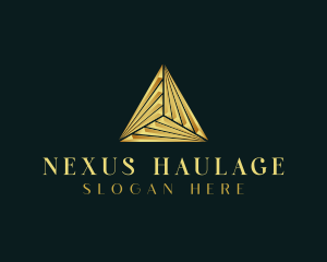 Elegant Luxe Pyramid logo design