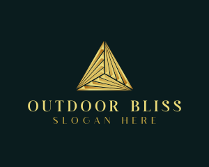 Elegant Luxe Pyramid logo design