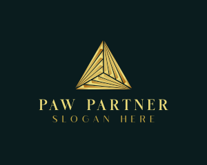 Elegant Luxe Pyramid logo design