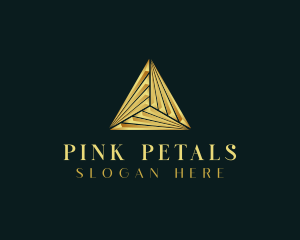 Elegant Luxe Pyramid logo design