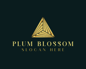 Elegant Luxe Pyramid logo design