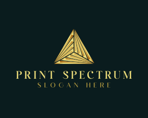 Elegant Luxe Pyramid logo design