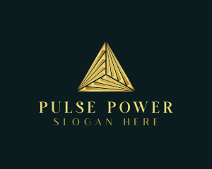 Elegant Luxe Pyramid logo design