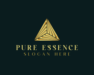 Elegant Luxe Pyramid logo design