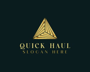 Elegant Luxe Pyramid logo design