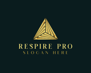 Elegant Luxe Pyramid logo design