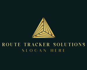 Elegant Luxe Pyramid logo design