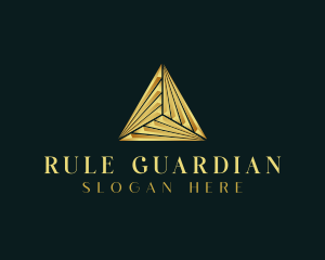 Elegant Luxe Pyramid logo design