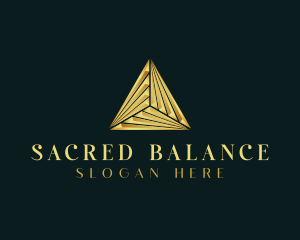 Elegant Luxe Pyramid logo design