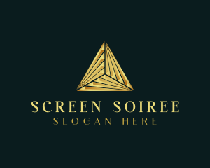 Elegant Luxe Pyramid logo design