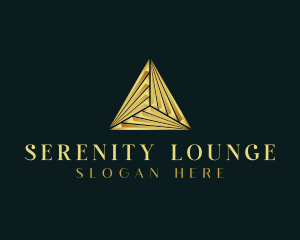 Elegant Luxe Pyramid logo design