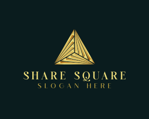 Elegant Luxe Pyramid logo design