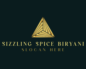 Elegant Luxe Pyramid logo design