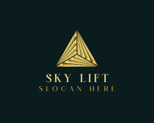 Elegant Luxe Pyramid logo design