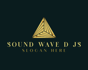 Elegant Luxe Pyramid logo design