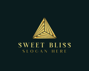 Elegant Luxe Pyramid logo design