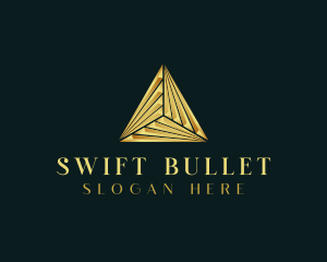 Elegant Luxe Pyramid logo design