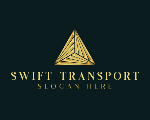 Elegant Luxe Pyramid logo design