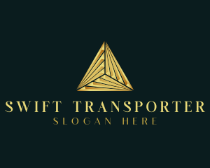 Elegant Luxe Pyramid logo design