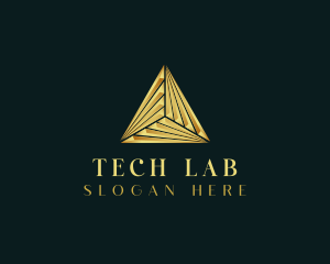 Elegant Luxe Pyramid logo design