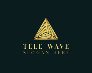 Elegant Luxe Pyramid logo design