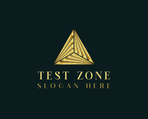 Elegant Luxe Pyramid logo design