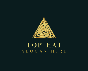 Elegant Luxe Pyramid logo design