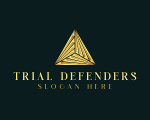 Elegant Luxe Pyramid logo design