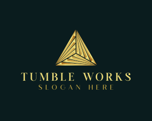 Elegant Luxe Pyramid logo design