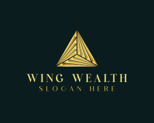 Elegant Luxe Pyramid logo design