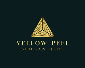 Elegant Luxe Pyramid logo design