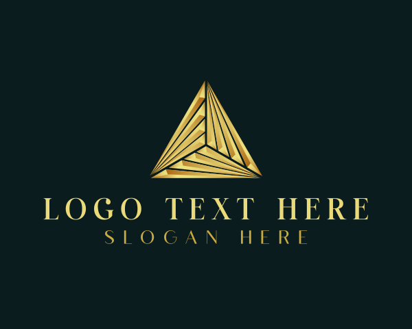 Elegant Luxe Pyramid logo