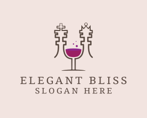 Chess Glass Wine logo