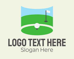 Golf Course Flag  logo