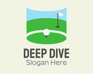 Golf Course Flag  logo