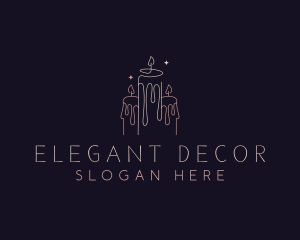 Candle Home Decor logo design