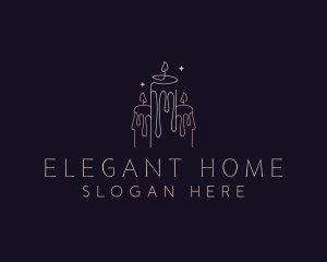 Candle Home Decor logo design