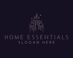 Candle Home Decor logo design