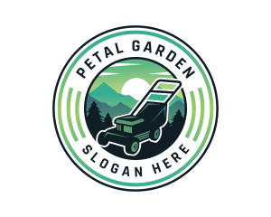 Lawn Mower Maintenance logo design