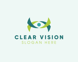 Ribbon Eye Vision logo