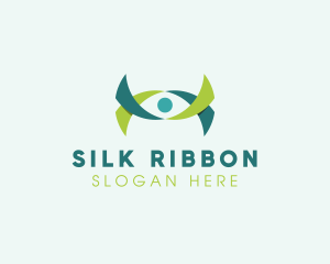 Ribbon Eye Vision logo design