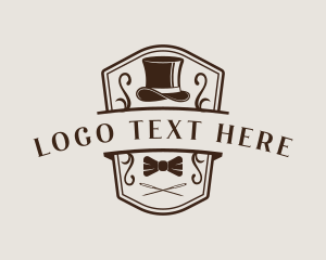 Fashion Hat Bowtie logo