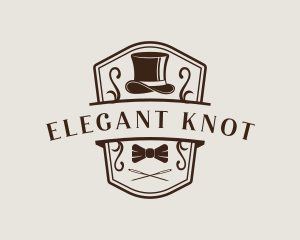 Fashion Hat Bowtie logo