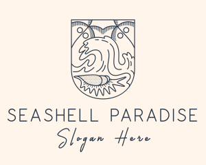 Seashell Beach Wave logo