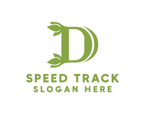 Green D Leaf logo