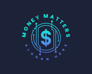 Digital Bitcoin Money logo design