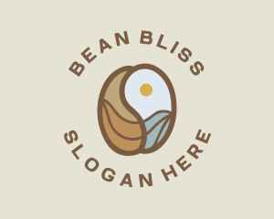 Coffee Bean Ocean logo design