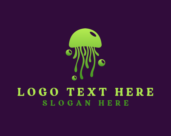 Jellyfish logo example 4