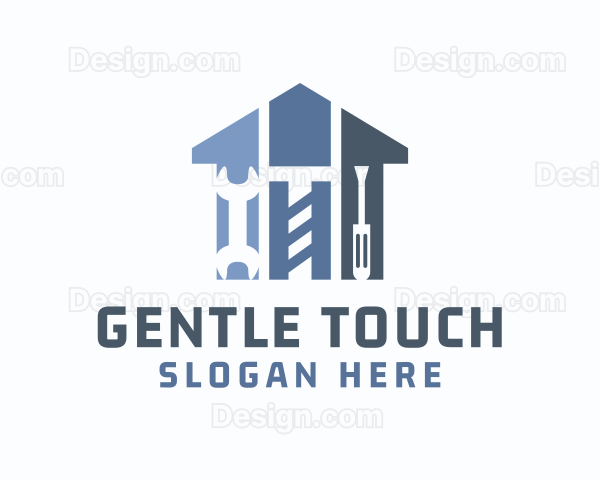 Home Repair Construction Tools Logo